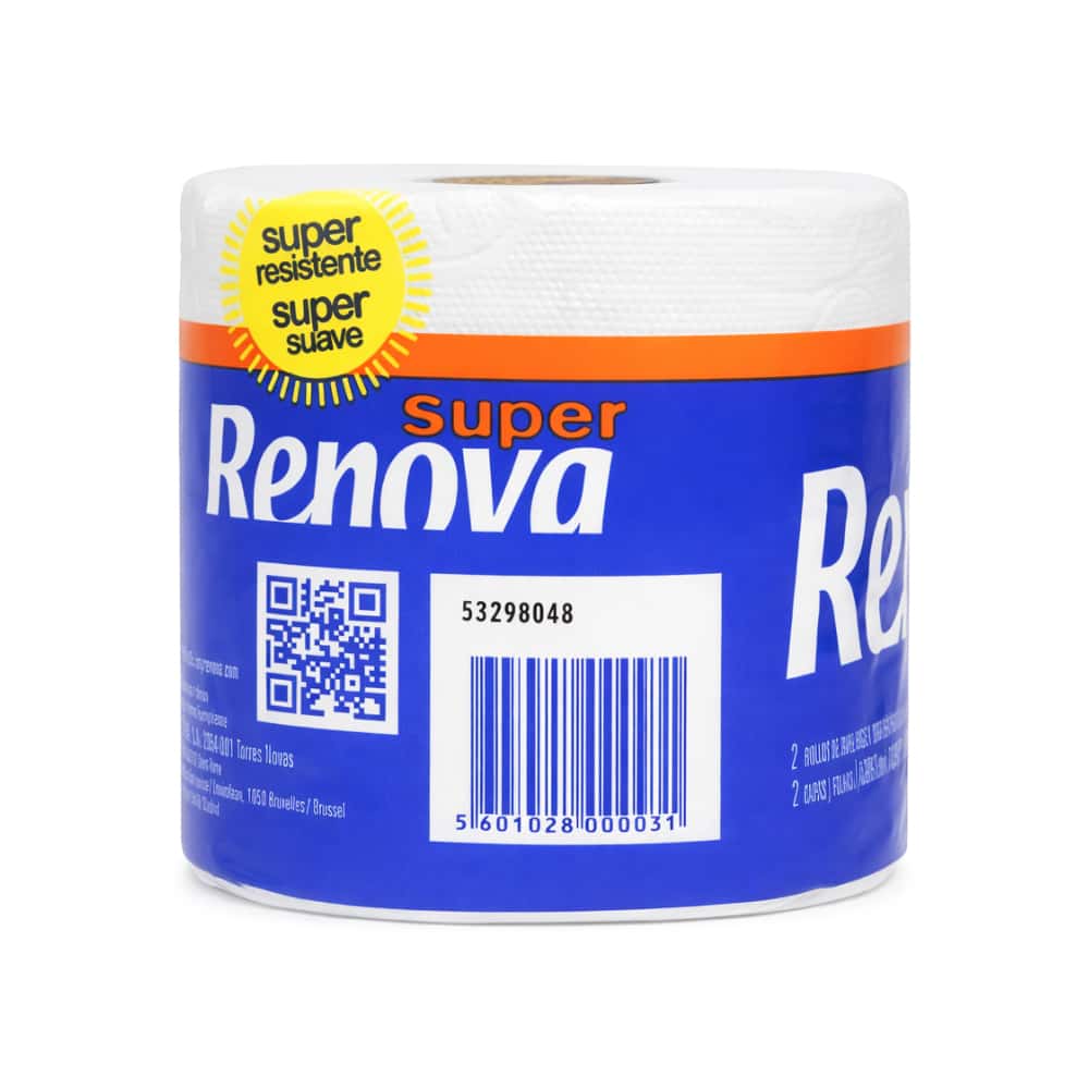 Papel higiénico blanco doble capa Super Renova (2 U) - Miniatura 2