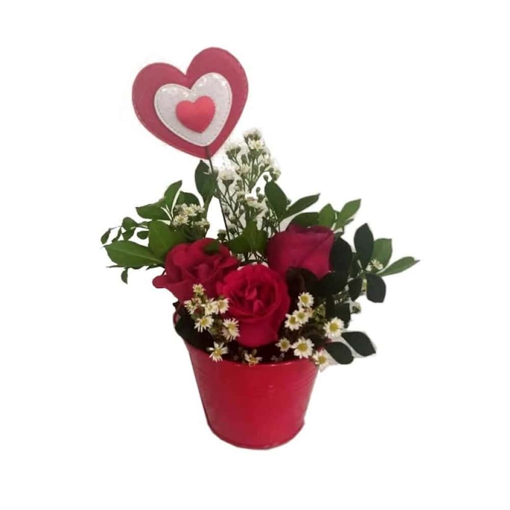Confección de rosas en latica roja Ola Cake - Miniatura 1