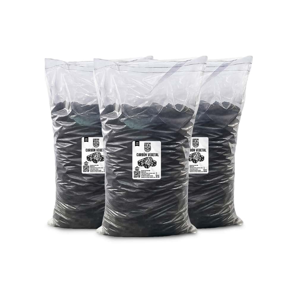 Carbón vegetal Cosecha Real (3 x 10 kg / 22 lb) - Miniatura 1