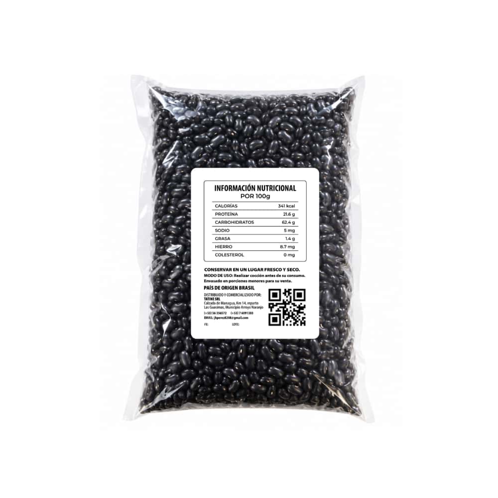 Frijoles negros Tatine (6 x 2.26 kg / 5 lb) - Miniatura 3