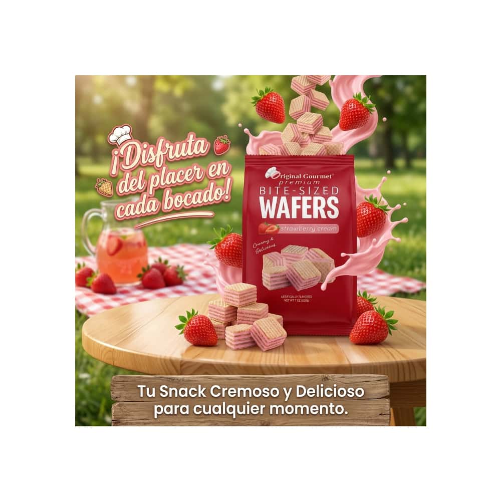 Sorbetos rellenos con crema de fresa Original Gourmet (200 g / 7.05 oz) - Miniatura 4