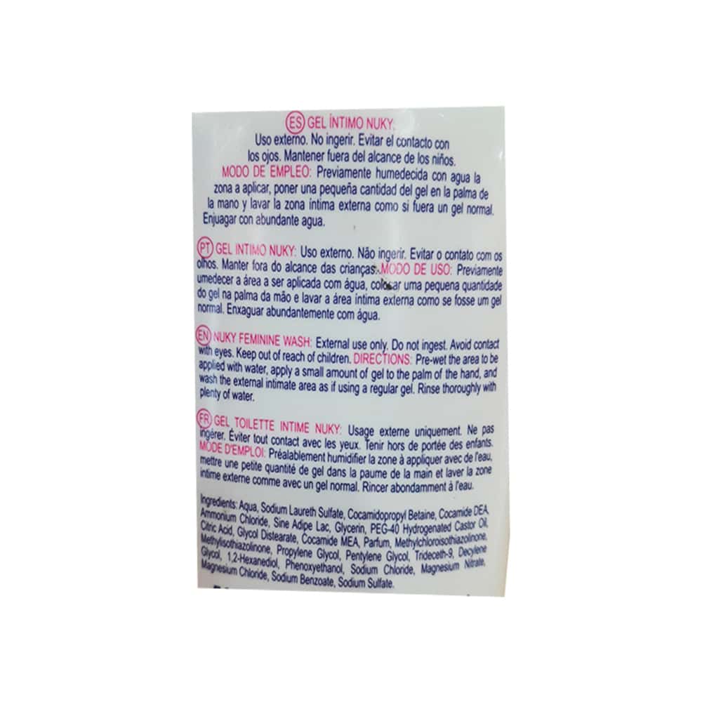 Gel íntimo para higiene femenina Nuky (500 ml) - Miniatura 6