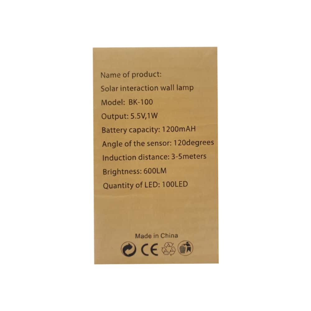 Lámpara de pared solar interactiva Bravoking BK-100 - Miniatura 4