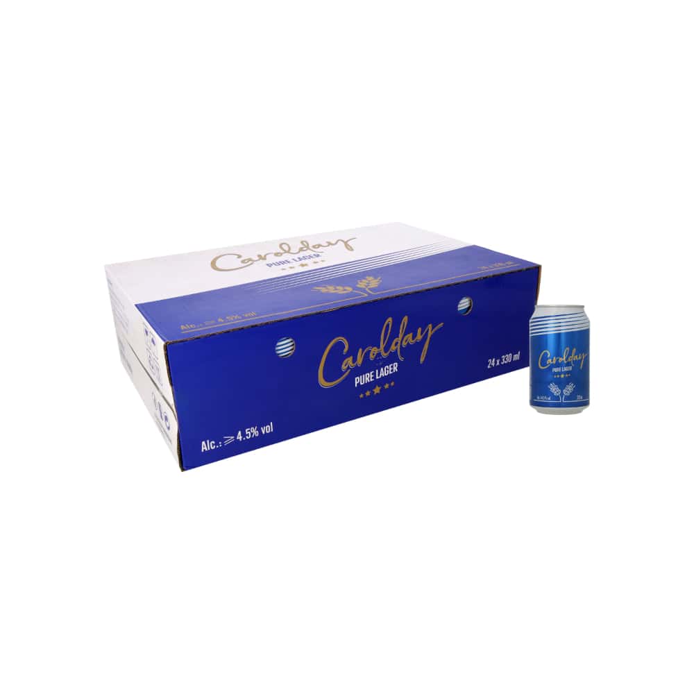 Caja de cerveza CarolDay lager puro (24 x 330 ml) - Miniatura 1