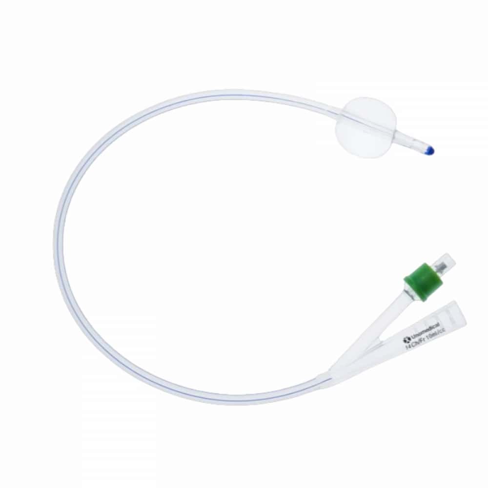 Catéter Foley 2 vías de silicona 14 fr 10 ml - Miniatura 2