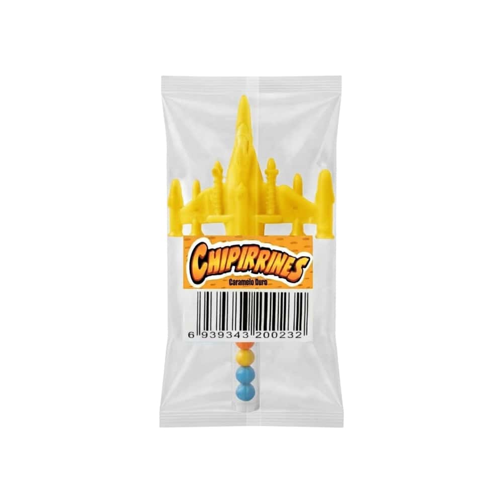 Avión de juguete amarillo con caramelos Chipirrines - Miniatura 3