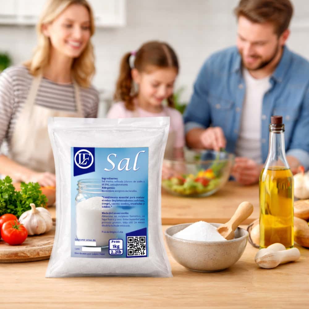 Sal marina refinada LF (1 kg / 2.2 lb) - Miniatura 3