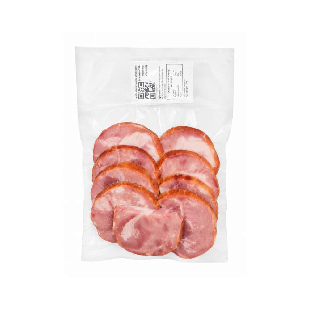 Jamón viking especial embuchado lasqueado Tradicional Y&D Ricos (500 g / 1.1 lb) - Miniatura 2