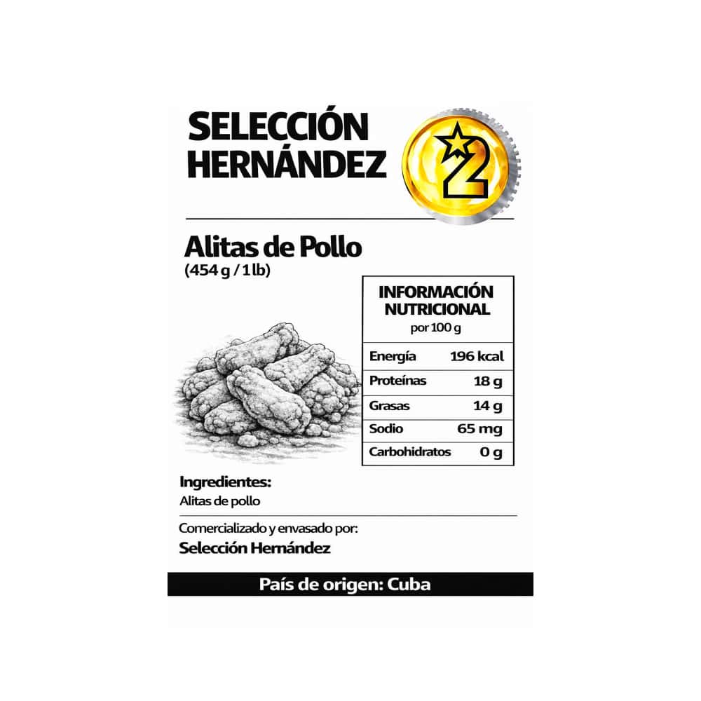 Alitas de pollo Selección Hernández (454 g / 1 lb) - Miniatura 3