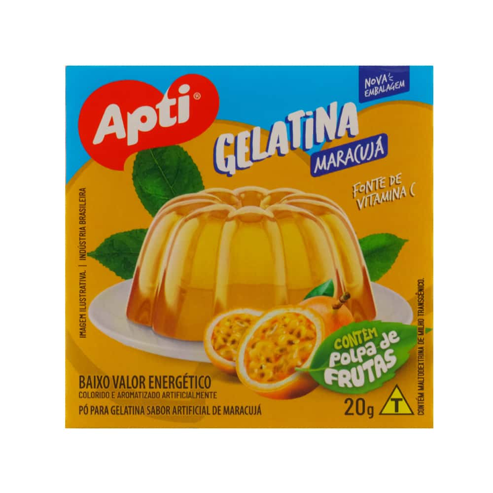 Gelatina sabor maracuyá Apti (20 g / 0.7 oz) - Miniatura 2