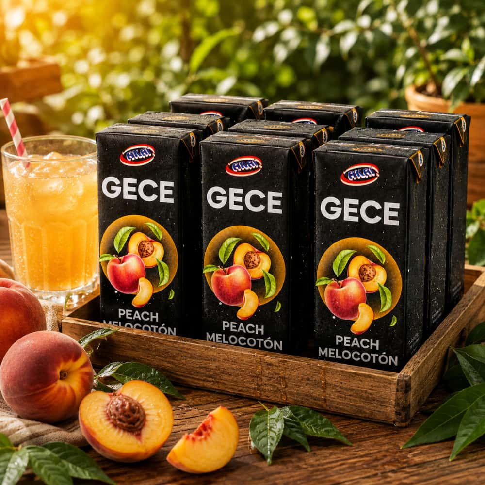 Bebida sabor melocotón Gece (12 x 200 ml) - Miniatura 4