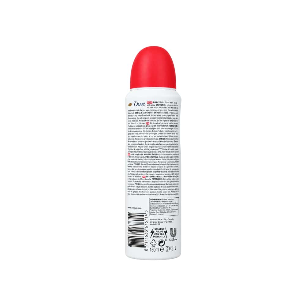 Desodorante en spray antitranspirante de manzana Dove (150 ml) - Miniatura 2