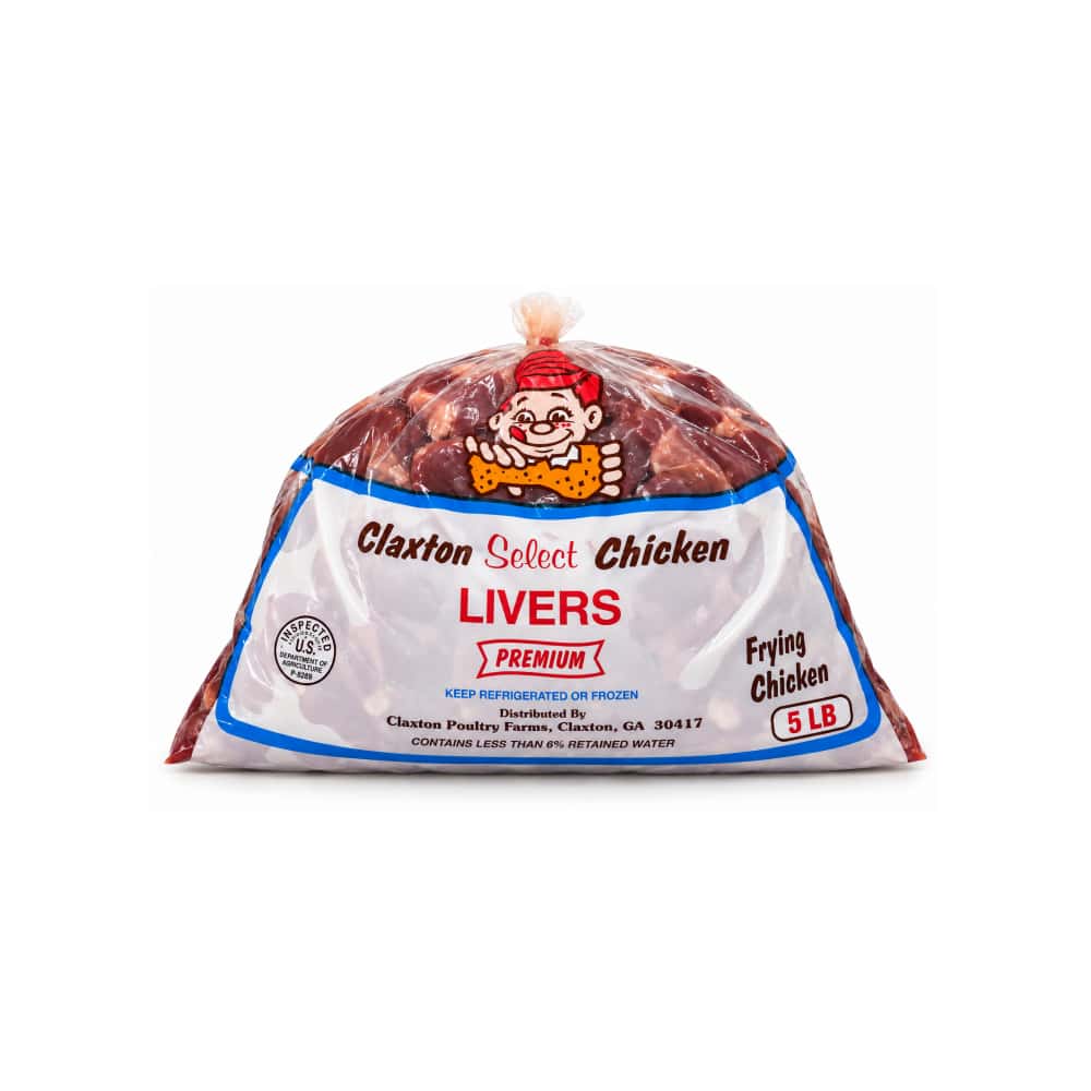 Hígado de pollo Claxton Select Chicken (2.27 kg / 5 lb) - Miniatura 1