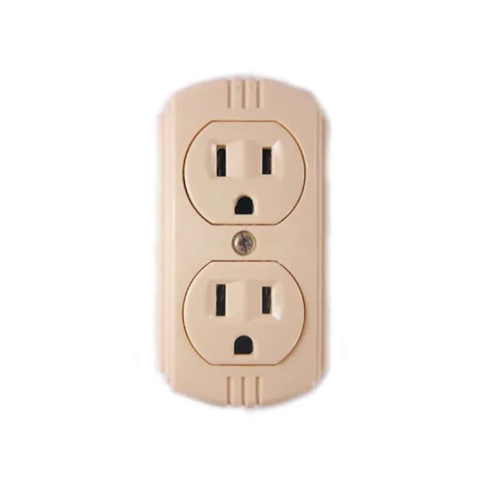 Tomacorriente doble de sobreponer - enchufe eléctrico de superficie - de 10 A / 125 V Orix - Miniatura 1