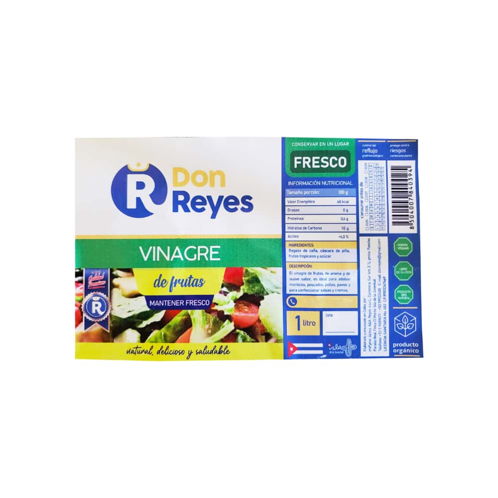 Vinagre de frutas Don Reyes (1 L) - Miniatura 3