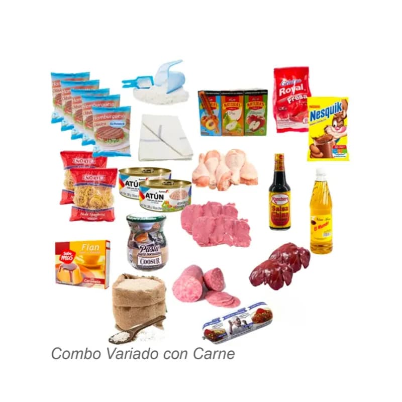 Combo Variado Con Carne