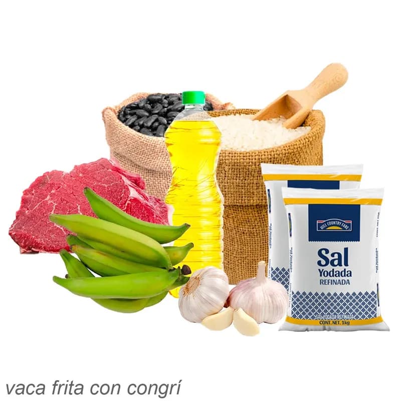 Combo Vaca Frita con Congris