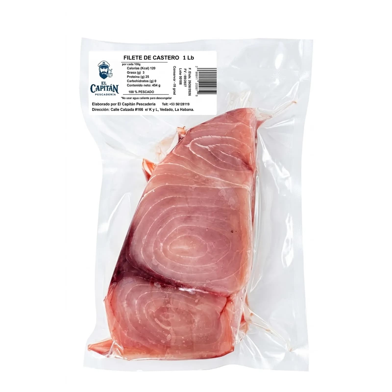 Filete de Castero 1Lb. El Capitan