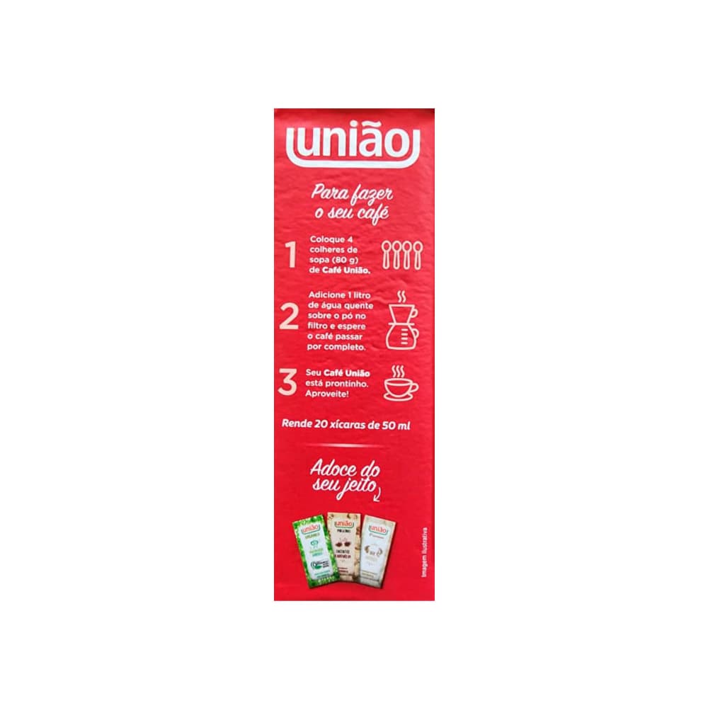 Café tostado y molido extra fuerte União (500 g / 1.1 lb) - Miniatura 3