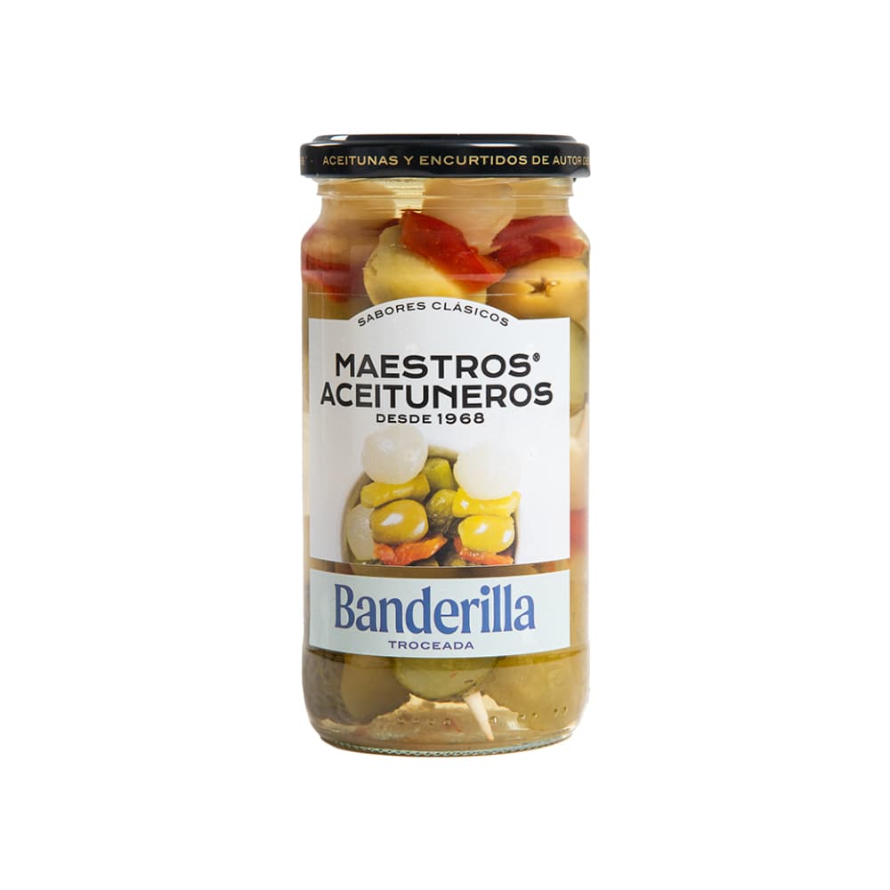 Banderilla troceada Maestros Aceituneros (345 g / 12.16 oz) - Miniatura 1