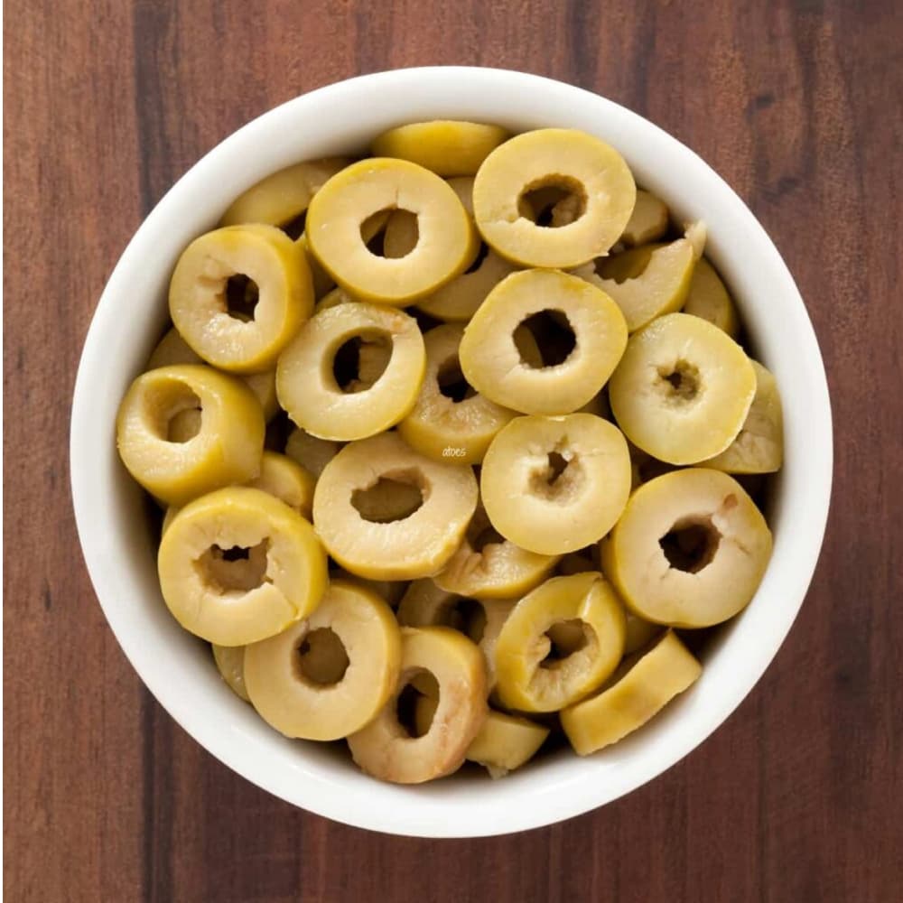 Aceitunas manzanilla en rodajas con pimiento Kurtz (163 g / 5.57 oz) - Miniatura 4