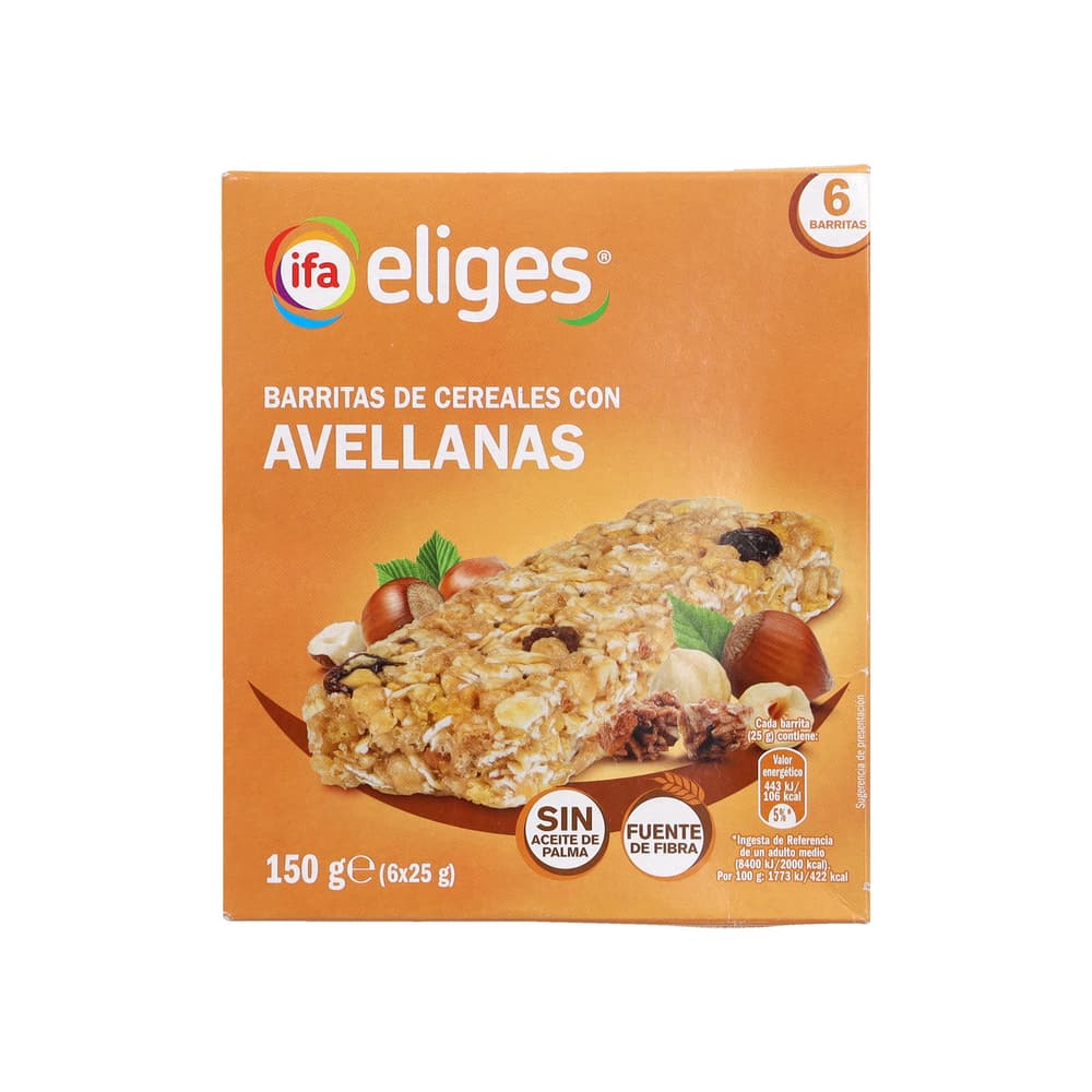 Barritas de cereales con avellanas (150 g / 5.29 oz) - Miniatura 2