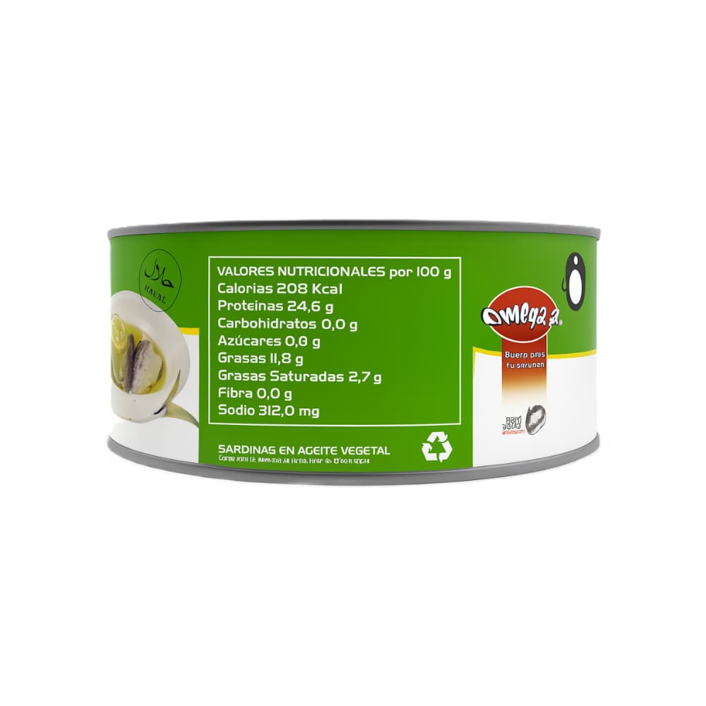 Sardinas en aceite vegetal Docanned Star (1000 g / 35.27 oz) - Miniatura 2