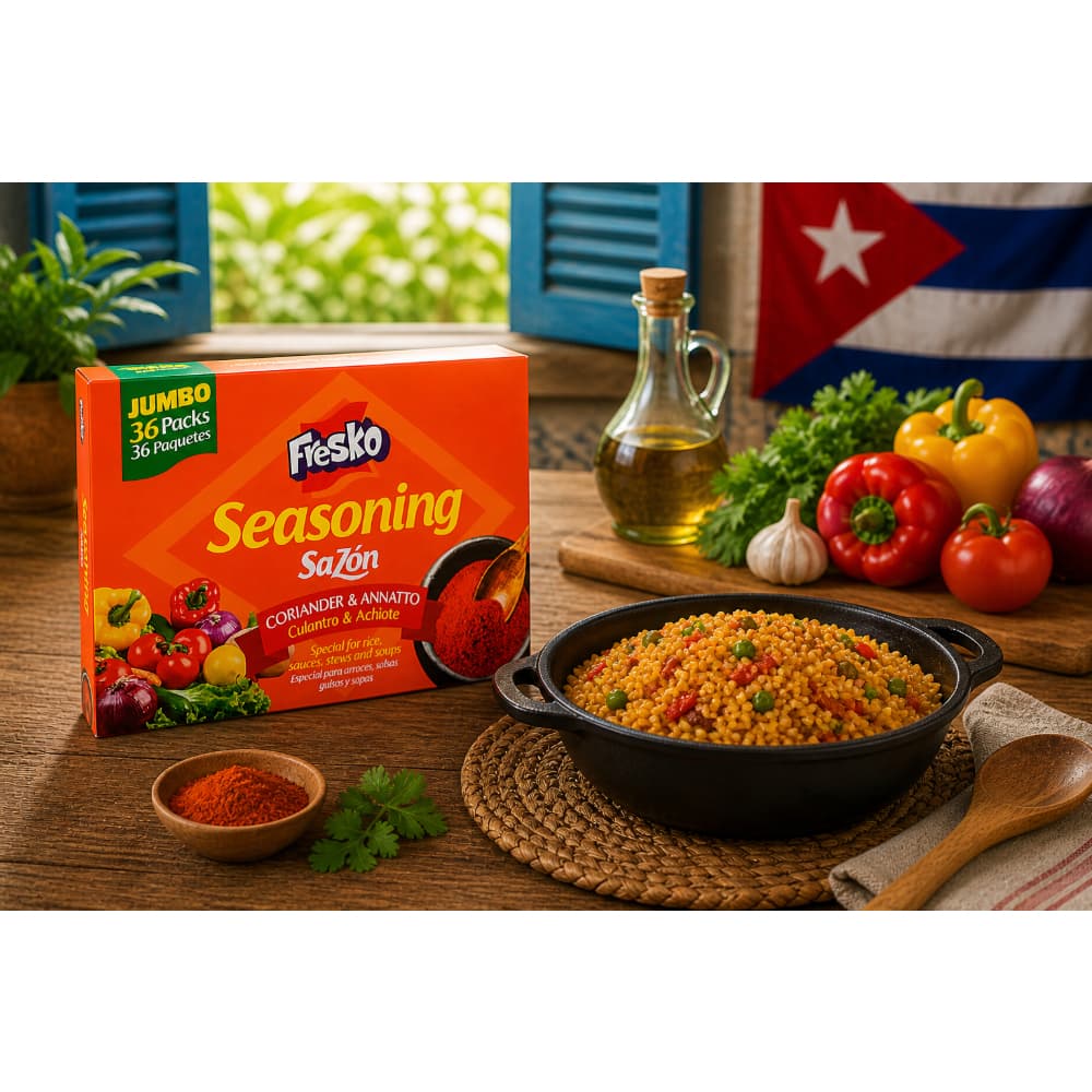 Sazón con culantro y achiote Fresko (180 g / 6.34 oz) - Miniatura 5