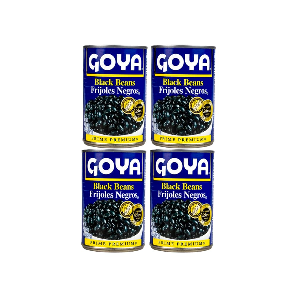 Frijol negro enlatado Goya (4 x 439 g / 15.5 oz) - Imagen 1
