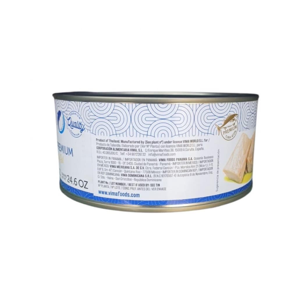 Atún premium en aceite vegetal Vima Foods (1 kg / 2.2 lb) - Miniatura 2