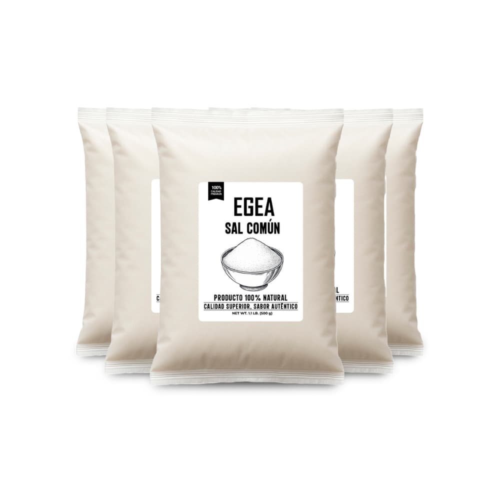 Sal común EGEA (5 x 500 g / 1.1 lb) - Miniatura 1