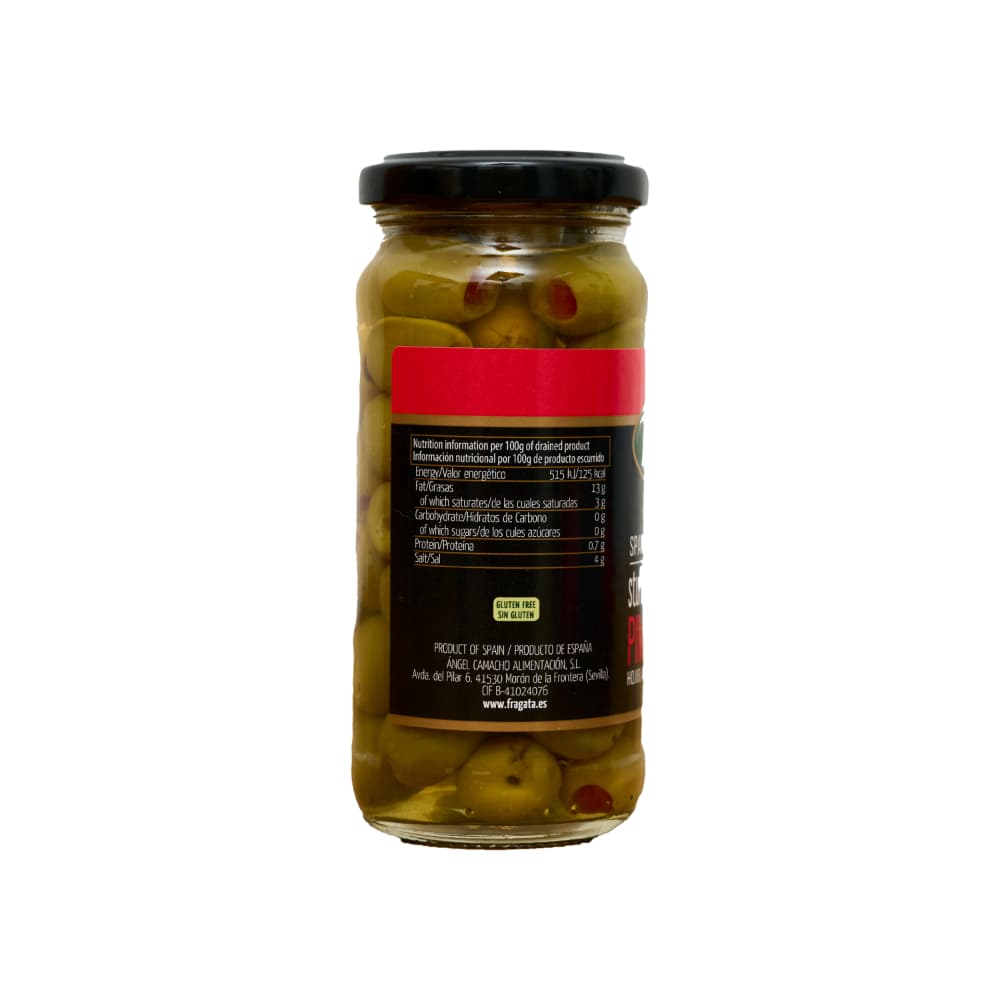 Aceitunas verdes rellenas con pimiento Fragata (235 g / 8.29 oz) - Miniatura 3
