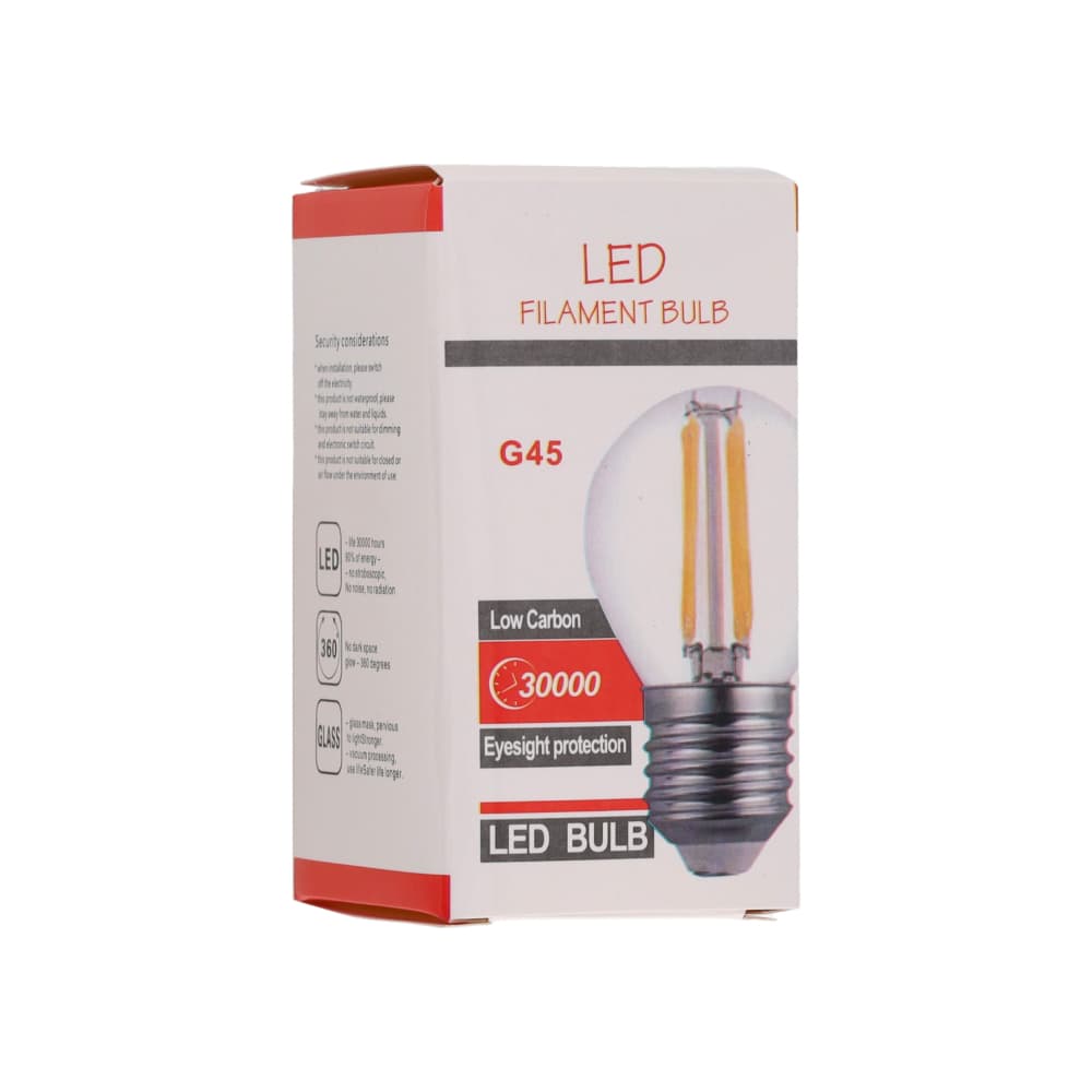 Bombilla transparente de luz cálida 4W Malu - Miniatura 2