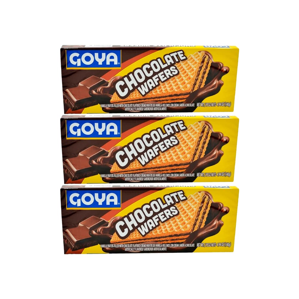 Sorbeto de vainilla relleno con crema sabor a chocolate Goya (3 x 140 g / 4.94 oz) - Imagen 1
