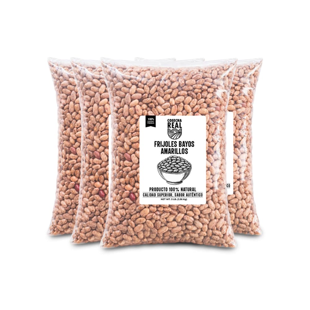 Frijoles bayos amarillos Cosecha Real (4 x 1.36 kg / 3 lb) - Miniatura 1