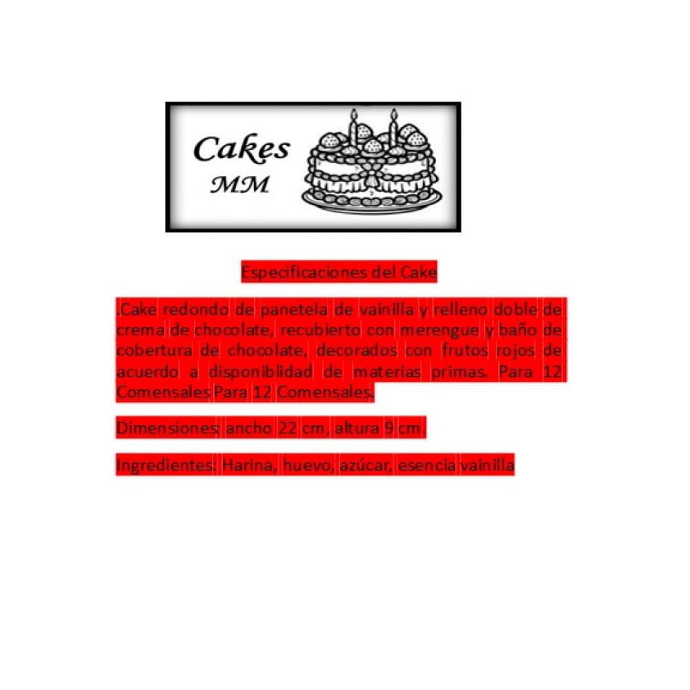 Cake bombón Cakes MM (12 personas) - Miniatura 4