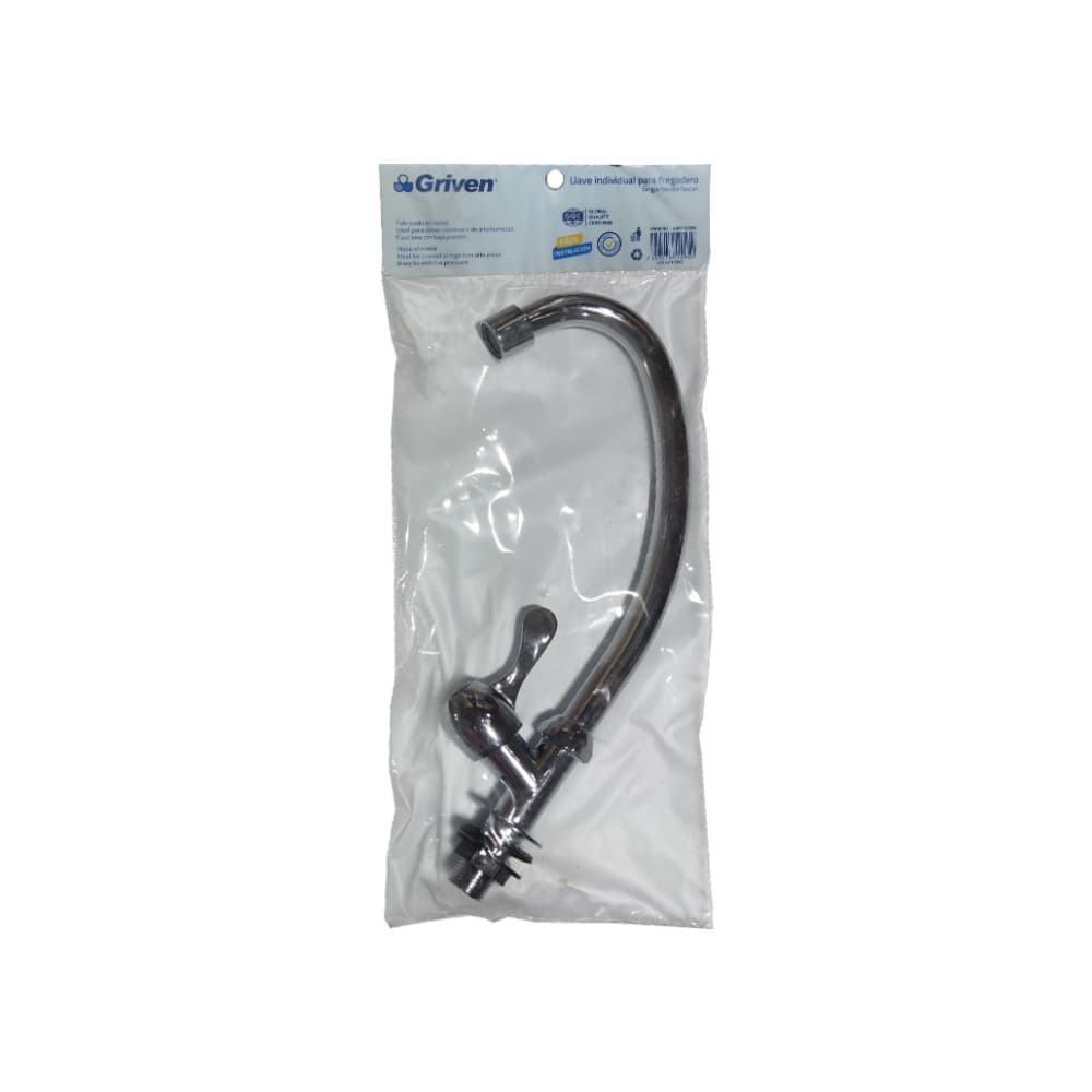Grifo individual para fregadero con toma al mueble Griven - Miniatura 5
