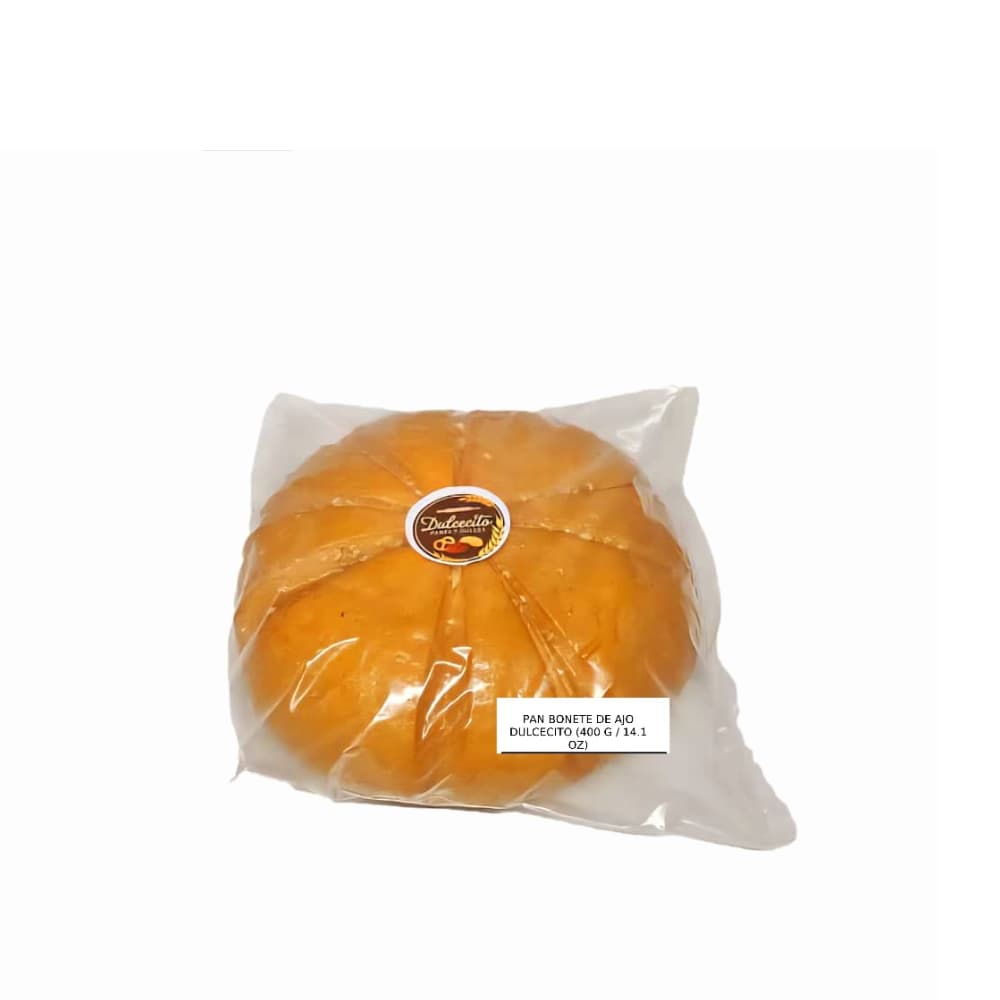 Pan bonete de ajo Dulcecito (400 g / 14.1 oz) - Imagen 1