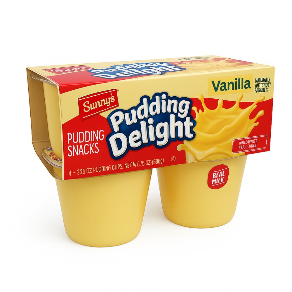 Natilla de vainilla Sunny' s (4 x 92.1 g / 3.25 oz) - Miniatura 2