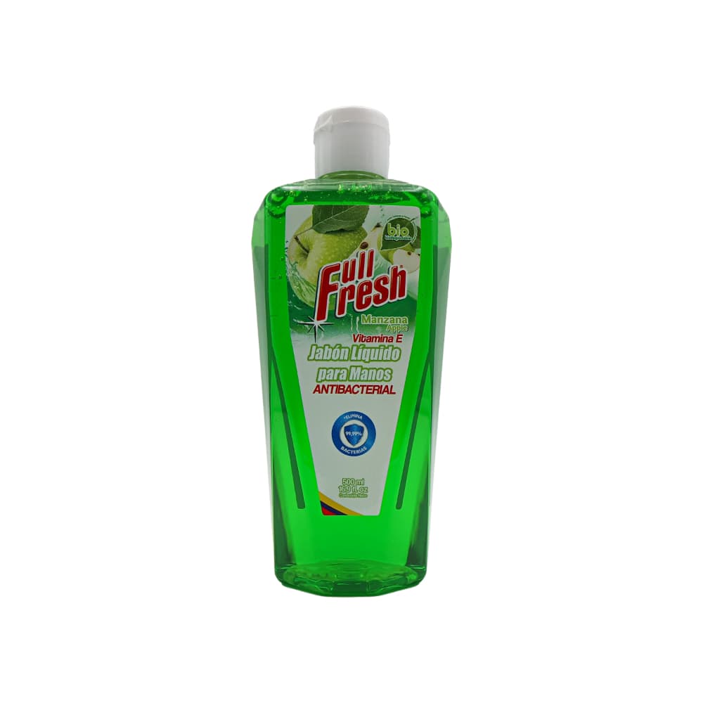 Jabón líquido para manos antibacterial aroma a manzana FullFresh (500 ml / 16.9 floz) - Miniatura 1
