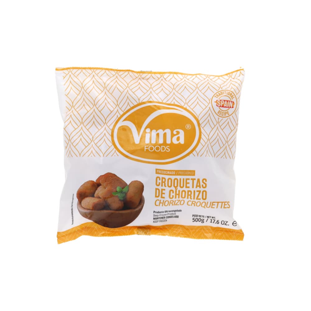 Croquetas de chorizo congeladas Vima Foods (500 g / 1.1 lb) - Miniatura 3