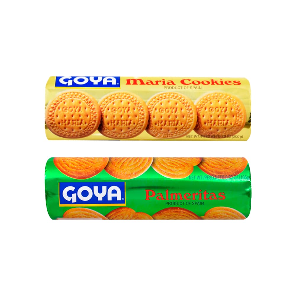 Galletas María Goya (200 g / 7 oz) + Galletas Palmeritas Goya (165 g / 5.82 oz) - Imagen 1