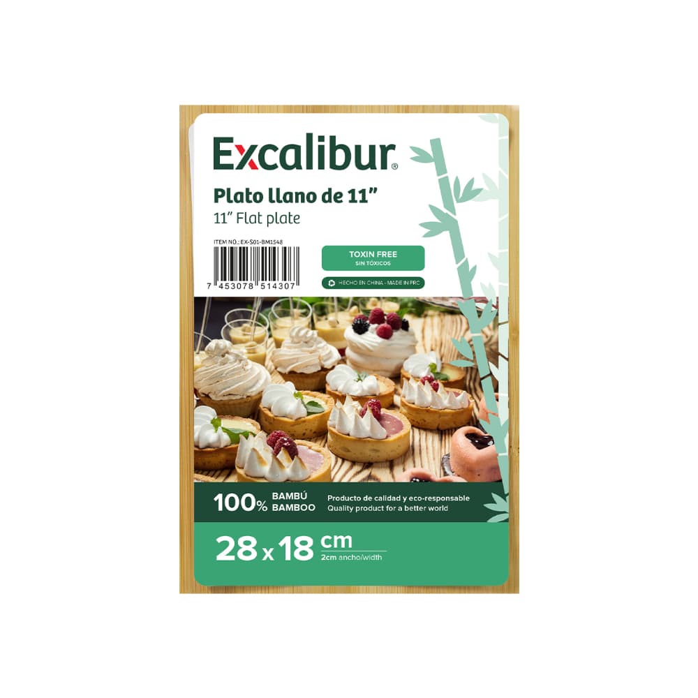 Bandeja de madera de 11" Excalibur - Miniatura 3