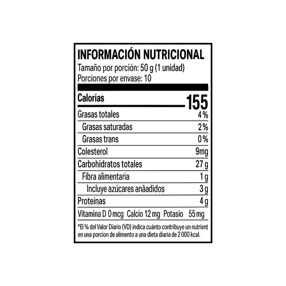Pan suave Boom PakoPan MCH Panadería (10 x 50 g / 1.76 oz) - Miniatura 3