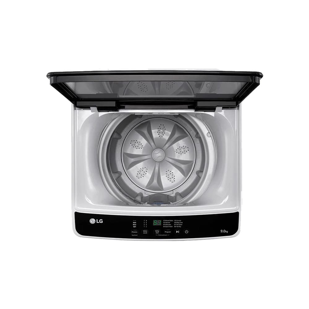 Lavadora automática 9 kg carga superior color gris LG WT9ELR - Miniatura 3