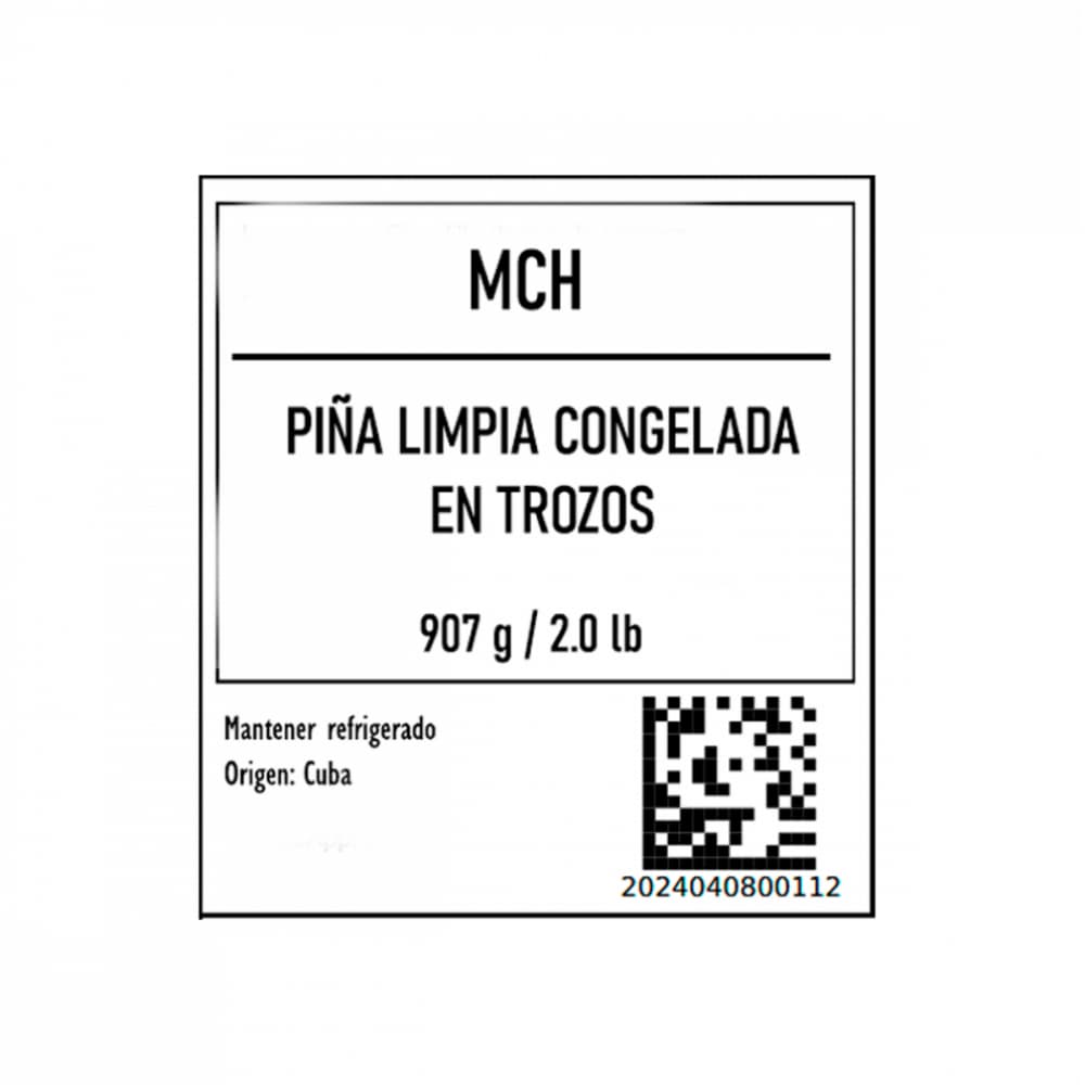 Piña limpia congelada en trozos MCH (907 g / 2 lb) - Miniatura 4