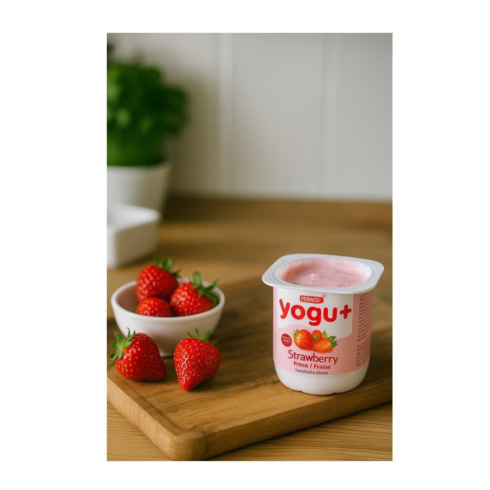Yogur pasteurizado sabor a fresa (48 x 125 g) - Miniatura 5