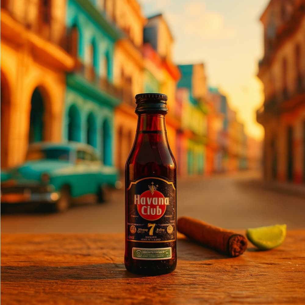 Ron añejo 7 años miniatura 40 % vol Havana Club (50 ml) - Miniatura 4