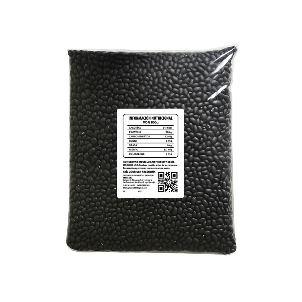 Frijoles negros Campo Vivo (4.54 kg / 10 lb) - Miniatura 3