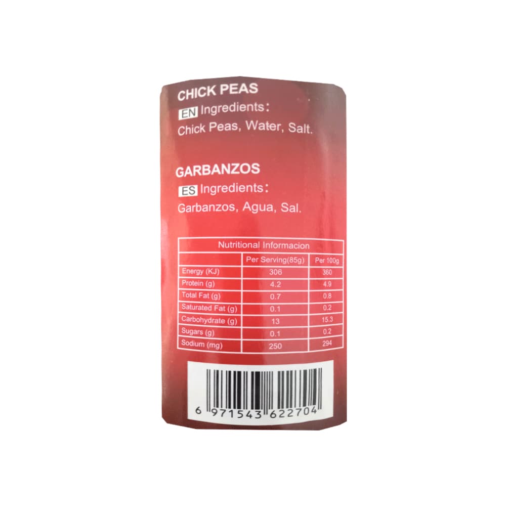 Garbanzos enlatados La Sabrosa (2 x 425 g / 14.99 oz) - Miniatura 4